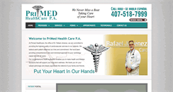 Desktop Screenshot of drjimenezcardiology.com